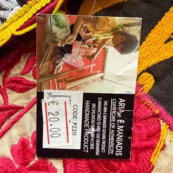 Aria handmade rainbow crossbody from Greece - Picture 5 of 5